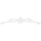 Ekena Millwork Pitch Florence Architectural Grade PVC Gable Pediment, 36"W x 7 1/2"H x 1"P (5/12) GPP036X008X100FLO - alternate 3